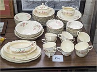 Homer Laughlin Virginia Rose Dishes - 86 Pieces
