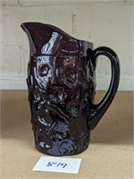 Purple Art Glass Pitcher