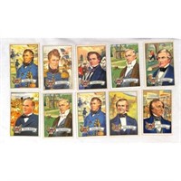 (12) 1972 Topps Us Presidents Cards