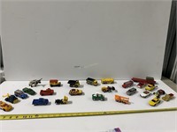 24pc Toy Cars; Matchbox, Tonka, Hot wheels