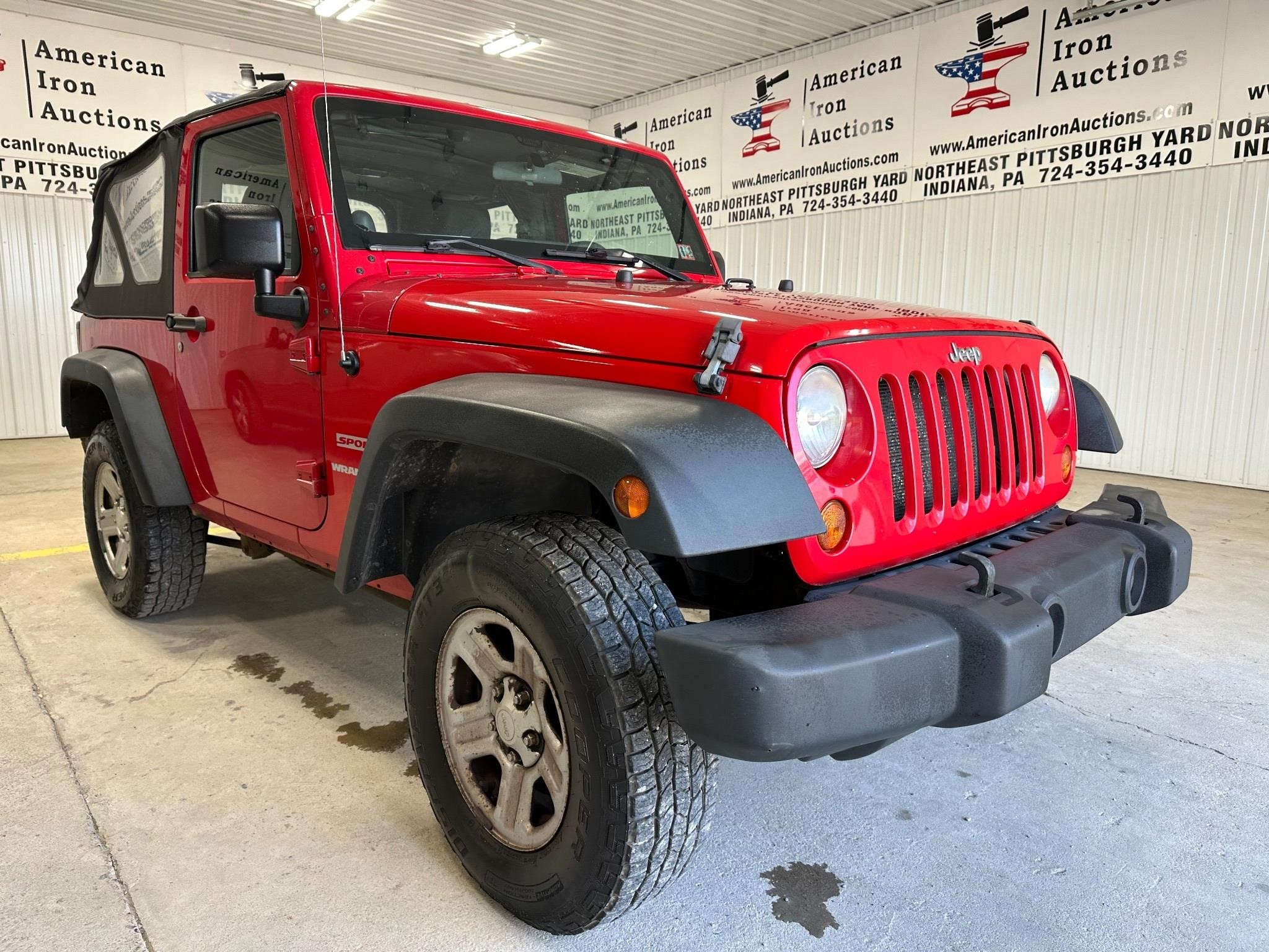 2012 Jeep Wrangler Sport SUV-Titled-NO RESERVE