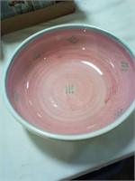 Painted  glazed bowl
