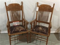 Arm Chairs (2); 47" Tall