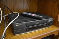Sharp 4 Head VHS Player with Remote