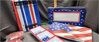 4th of July  party platters  stars flag 11