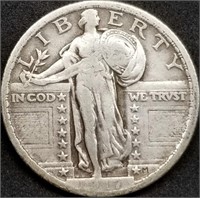 1917-P Type II Standing Liberty Silver Quarter