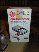 Retro GE Tape Recorder in Box