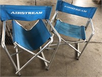 Pair of Airstream lawn chairs