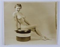 Large Size 14 X 17 Nude Pin-Up Photo