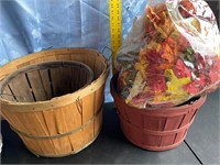 Baskets and Leaves