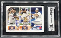 2023 Topps Valdez/Verlander/Manoah SGC 10