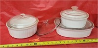 Corningware Dishes with Lids