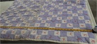 42 x 43 handmade quilt,  minimal staining and