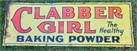 Antique Enamel Clabber Girl Sign