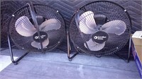 two small fans