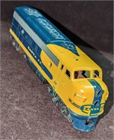 Vintage HO Scale Santa Fe Locomotive