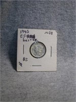 1945 Mercury Silver dime