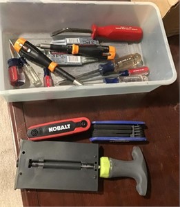 Assorted screwdrivers and misc.