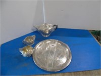 Silver Plate Tea Service  Set