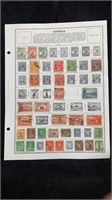 Older World Stamps: Australia, mostly used,