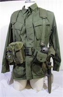 Mannequin geared in US Military apparel and gear