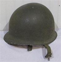 WWII US M-1 Style Helmet – includes its liner and