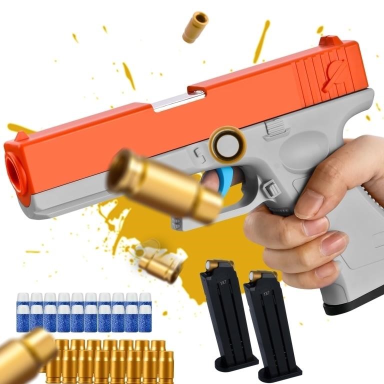 Look Real Toy Gun with Ejecting Soft Bullets,Pisto