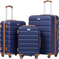 $190  Coolife 3 Piece Set Luggage (20in24in28in)