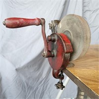 Vintage Hand Cranked Grinding Stone