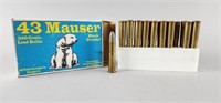 30 OSW 43 Mauser 346 Gr. Lead Flat Nose Ammo