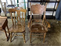 Vintage Dining Chairs (Solid - No Wobble)