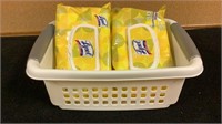 Lysol disinfecting wipes & basket