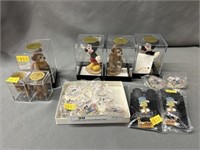(10) Walt Disney Pins and Miniature Bears