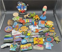 Box Lot of Souvenir Magnets w/ Bobble Head