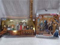 Hobbit PEZ Collection & 18pc Fortnite Ragnarok set