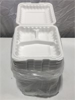 QNP HINGED CONTAINERS 9x9IN 150PC