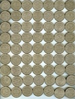 1945-1950 France 5 Francs High Grade 72pcs