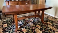 AMISH DINING ROOM TABLE Solid Wood with 2