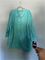 Liz Claiborne Dress Shirt & Tank 3X