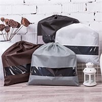 New 24pcs Dust Bags Perspective Window Storage Bag