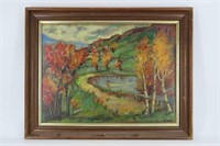Edna Webb Miles Landscape Painting