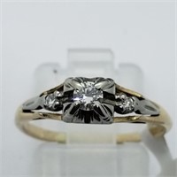 $1600 10K  Diamond 1.71 Gms Ring