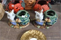 POTTERY PLANTERS - CANDLE HOLDERS