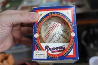 BRAVES AUTOGRAPHED BASEBALL