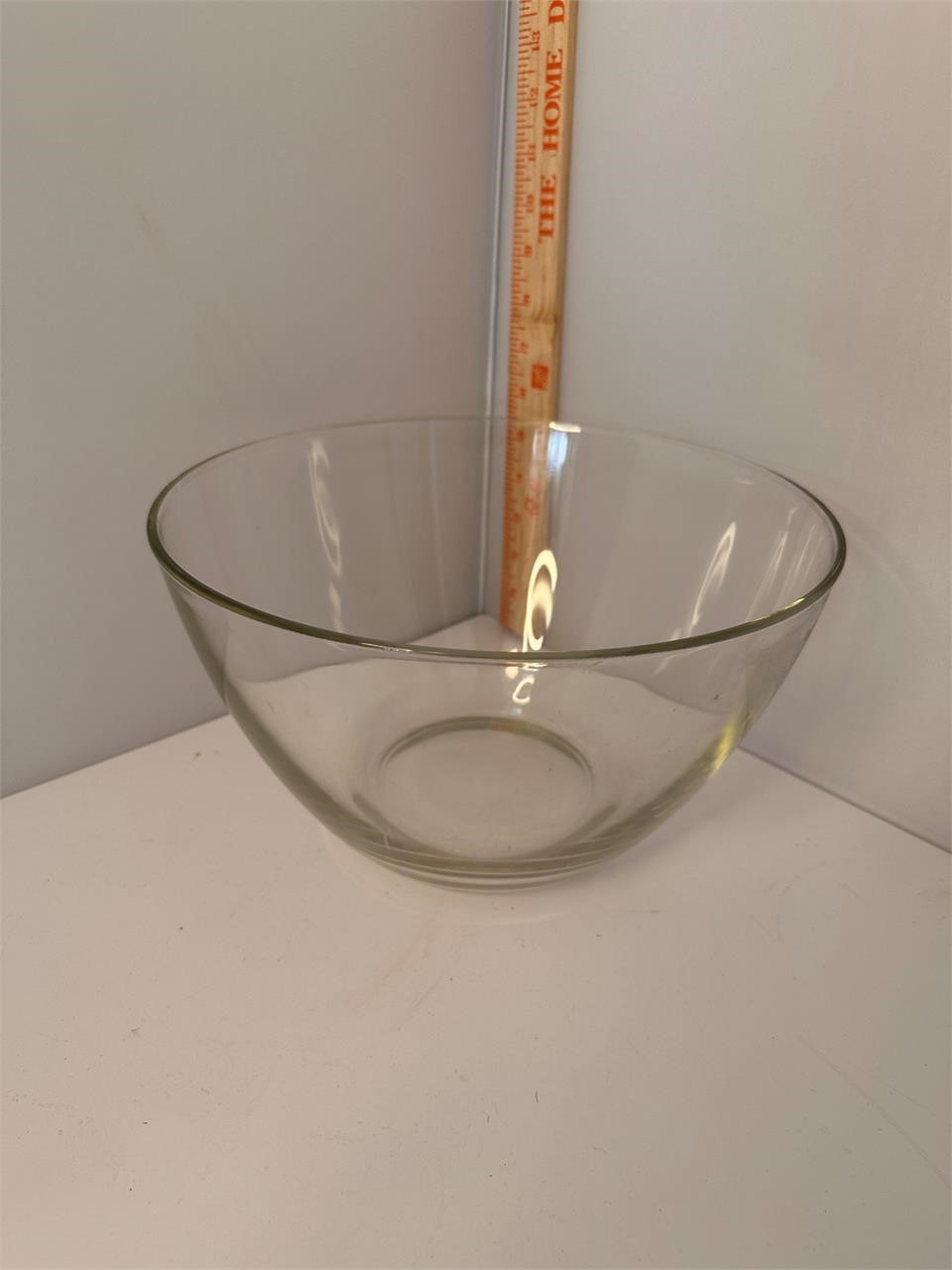 Large glass mixing/serving bowl