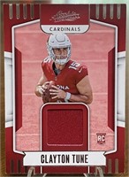 Clayton Tune 2023 Absolute Rookie Materials Patch