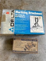 MORTISING ATTACHMENT, DOWELING JIG