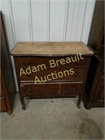Antique three drawer project dresser