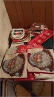 X-mas Platters, Table Cloths +++