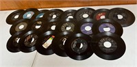 Mixed Artist / Genres 45 RPM Records - Qty 20